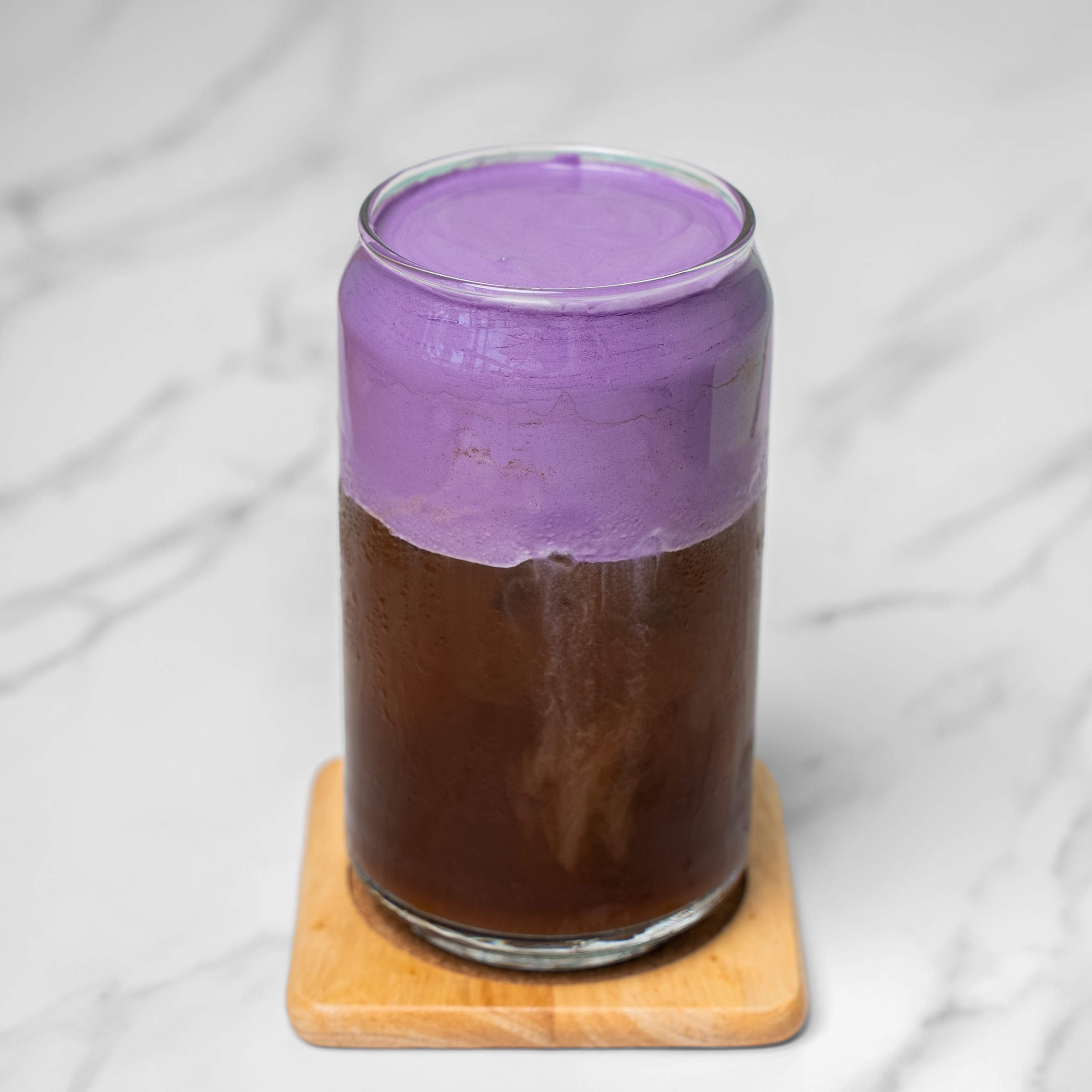 Iced Ube Coffee Latte