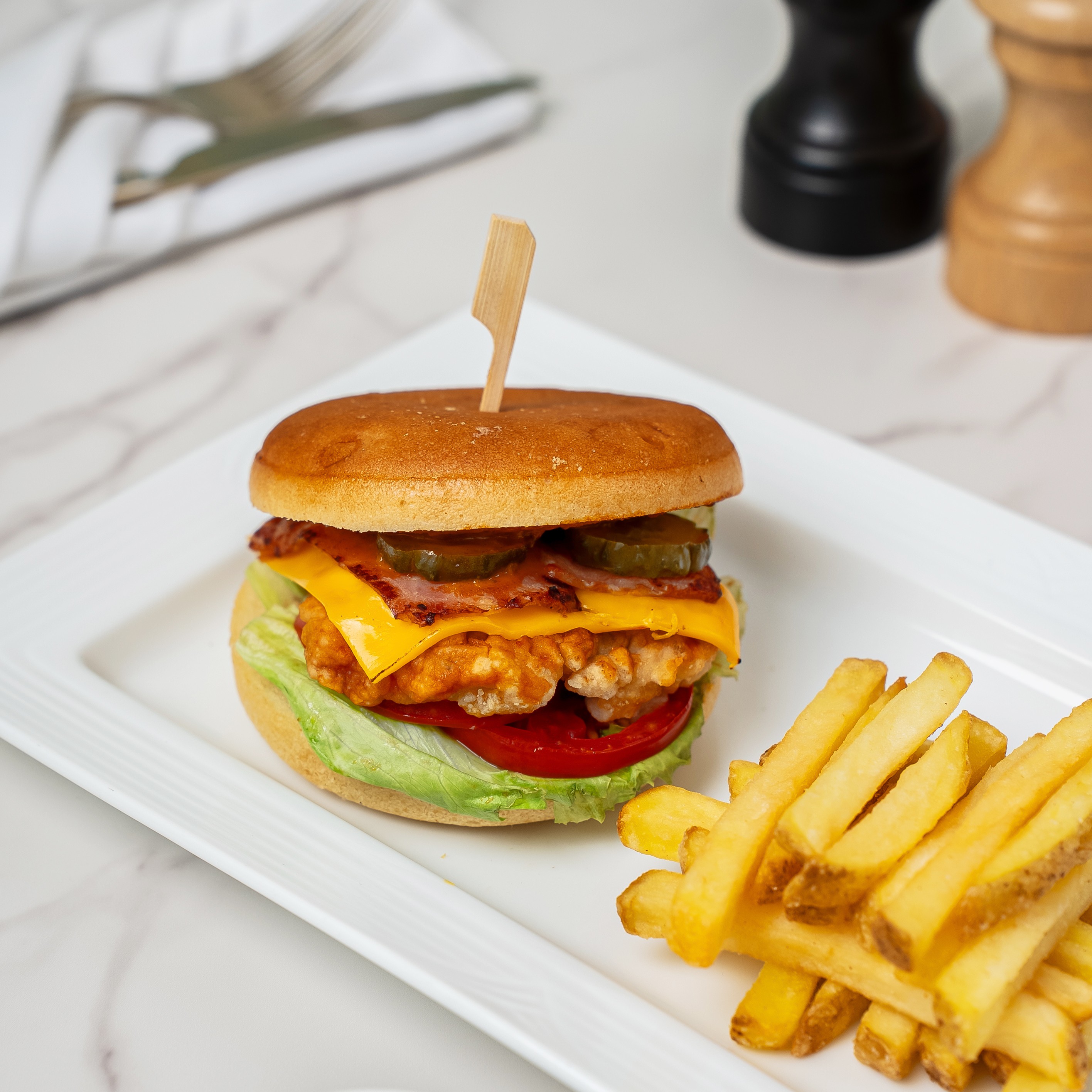 Peri Peri Chicken Burger