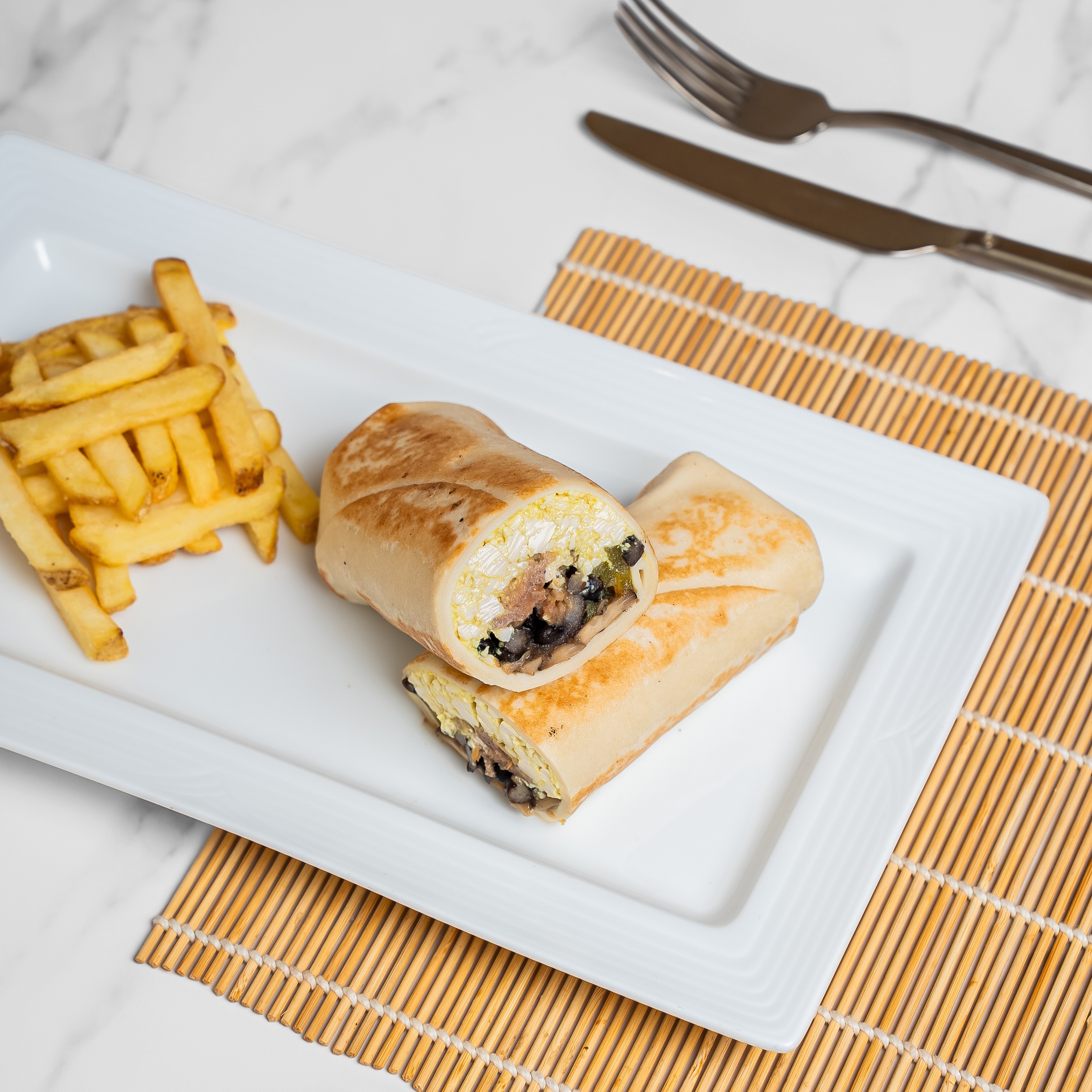 Vegan Breakfast Burrito Wrap