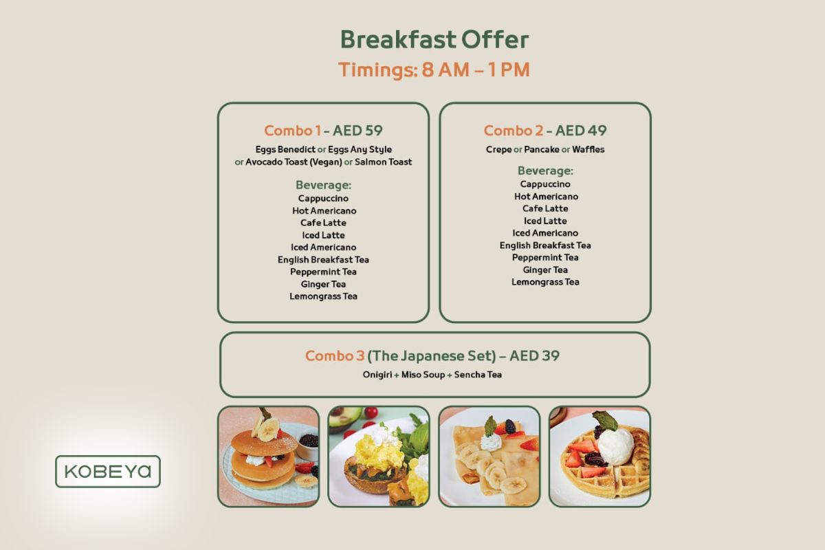 Dubai's Best Breakfast Deals Under AED 60 — And Why Kobeya Tops the List